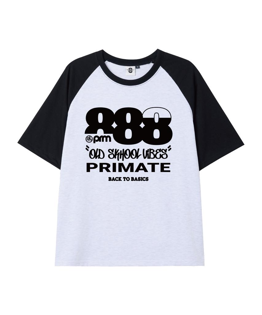 PRIMATE Vibes Oversized Raglan Short Sleeve T-Shirt 5 Colors