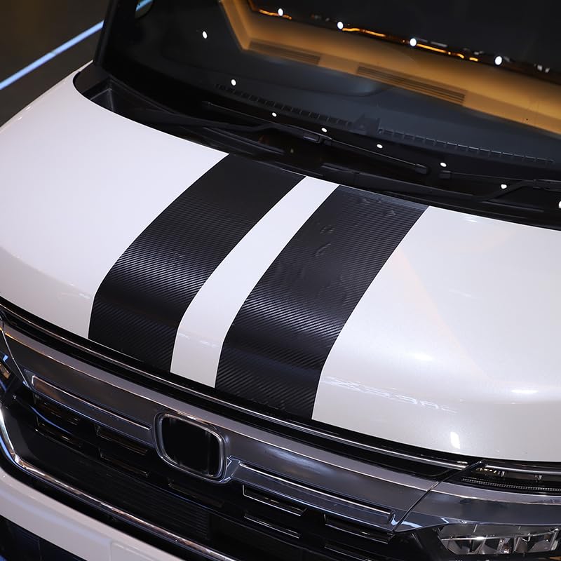 Hcilloend Set of PVC Bonnet Engine Hood Front and Body Stickers for the New Honda Fiber 2-Piece Stickers, Stickers, Stickers, N-BOX JF3/JF4