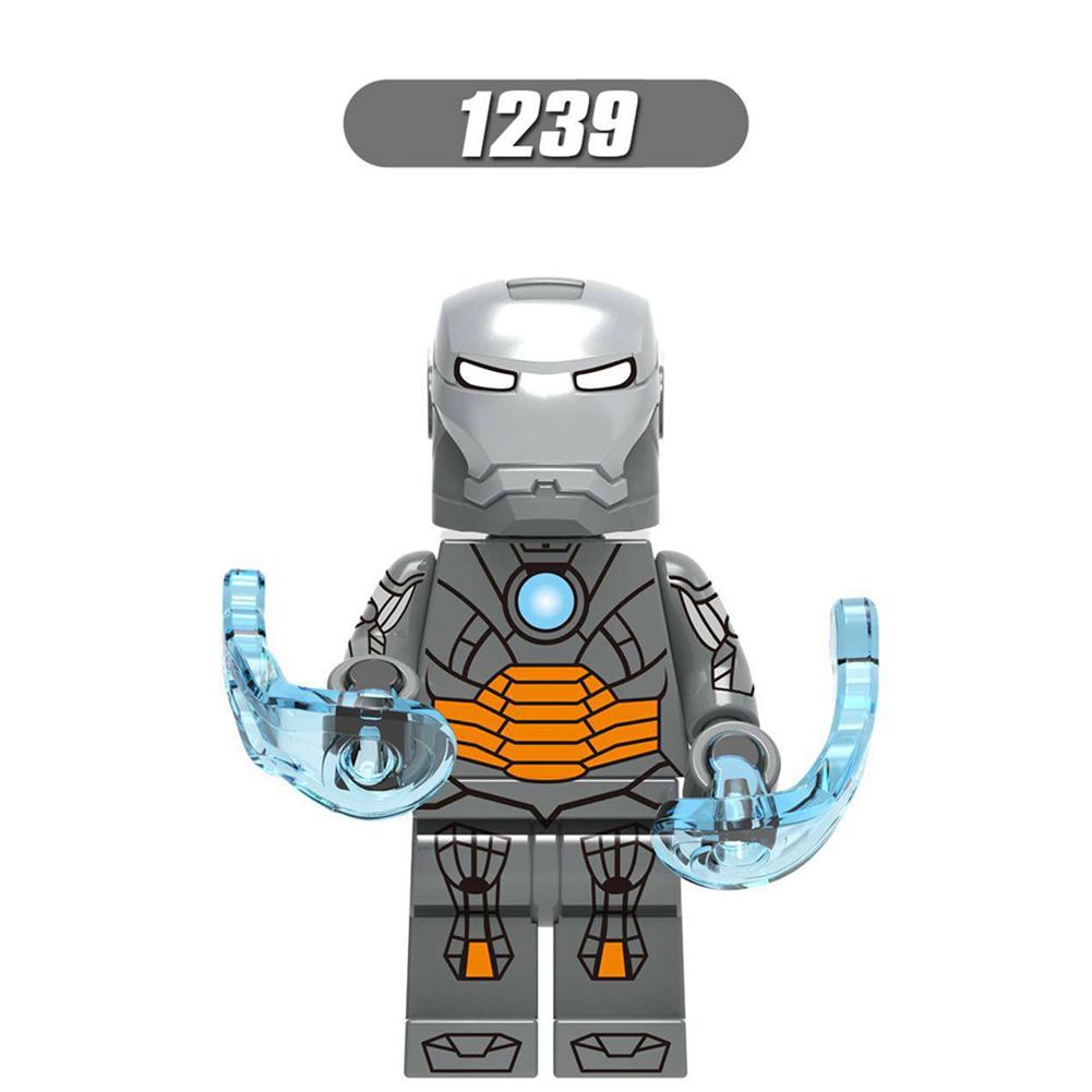 Минифигурки, строительные блоки, Мстители 4, Железный человек, строительные кирпичи, игрушки для детей, игрушки для раннего обучения