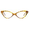 5PCS Fashion Cat Eyes Reading Glasses Ultralight Small Frame Clear Lens Presbyopic Eyeglasses For Women Men With +1.0 To +3.0
