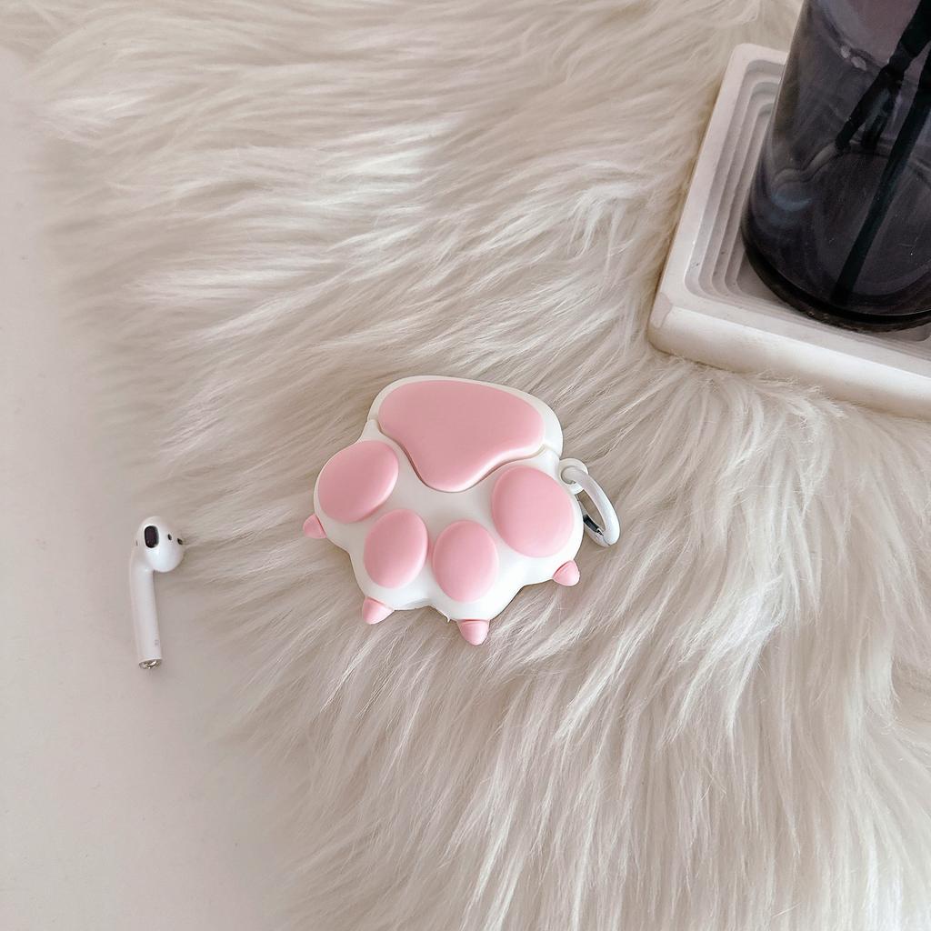 Creative Cute Cartoon Cat's paw Earphone Case For Apple AirPods Pro3 for AirPods 2 3 4 Pro2 Wireless Bluetooth Protective Cover
