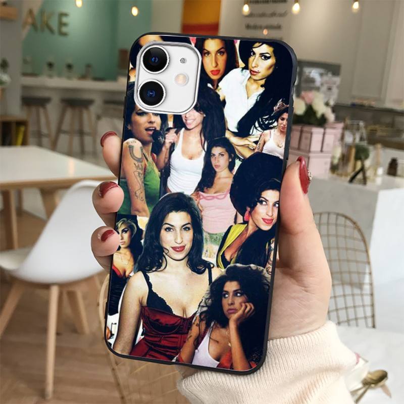 Yinuoda Чехол для телефона Amy Winehouse для iPhone 11 12 13 mini pro XS MAX 8 7 6 6S Plus X 5S SE 2020 XR