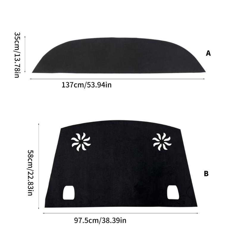Dashboard / Rear Window Sunshade Protector for  Sun Shade Non Slip Pad Sunshield Protector Car Interior Accessory