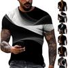 Men'S T-Shirt Short Sleeve Printed Summer Round Neck Top Trend Casual Sweatshirt