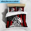 3PCS Knightly Crusader Armor 3pcs Bedding,Including 3PCS Duvet Cover And 2pcs Pillowcases Perfect for Christmas,Ideal for Bedroom, Dormitory