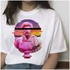 Vaporwave Aesthetic T Shirt Clothing Print Women Female Top David Graphic Michelangelo Hip Hop Stree