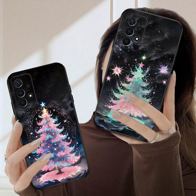 Лучший для Рождественской звезды Для Samsung A03 Core A04 06 12 14 15 16 22 23 Galaxy 25 26 4G 34 35 52 53 56 71 73 90 5G мягкий чехол для телефона