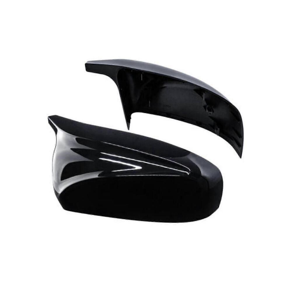 For X5 E70 X6 E71 2007-13 Side Wing Mirror Cover Caps Gloss Black Left+Right