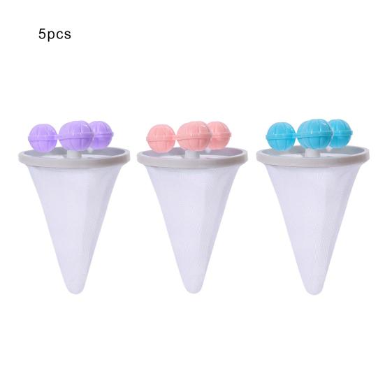 5 шт. плавающая сетка для фильтрации волос, улавливатель ворса, многоразовая, простая в использовании, стиральная машина, фильтр-мешки для удаления шерсти домашних животных