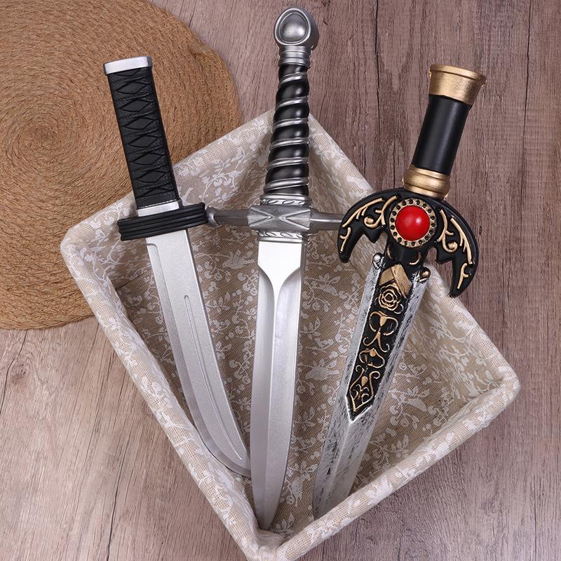 Моделирование Pu Кинжал Детский Меч Оружие Фильм Косплей Меч Реквизит Ролевая Игра Подарок Безопасное Оружие Модель Игрушка Детские Подарки