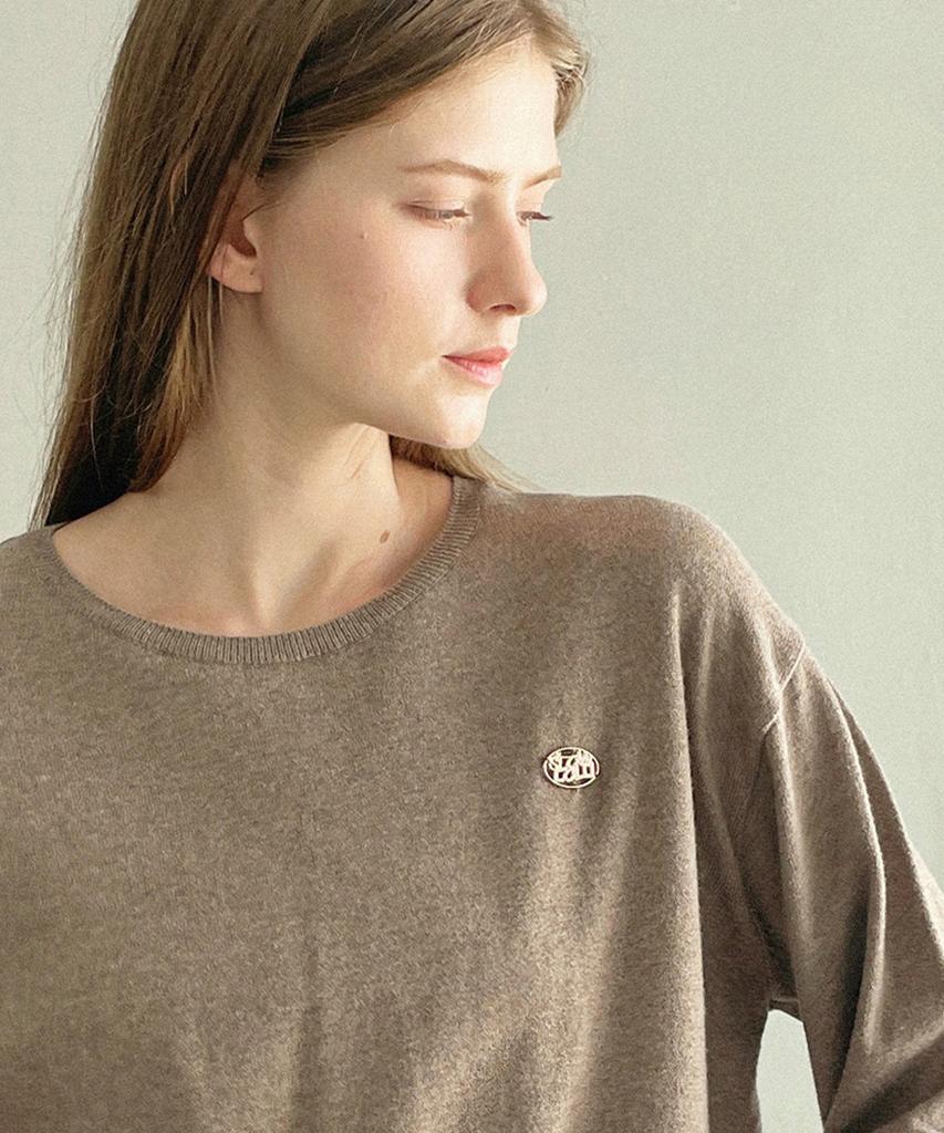 SLOWLOLLI Creamy Wool Drop Knit