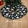 Yousheng Christmas Tree Skirt Golden Christmas Tree Snowflake Pattern Holiday Tree Cover Versatile Indoor Outdoor Decoration