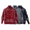 2026 New Fashion Women's Three-Color Zipper Stand Collar Long Sleeve Cardigan Sweater