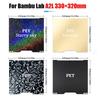 Bambu Lab H2C A2L 335*325mm Build Plate Dual Surface Smooth Textured Printing Bed Plate 3D Printer Replacement Accessories