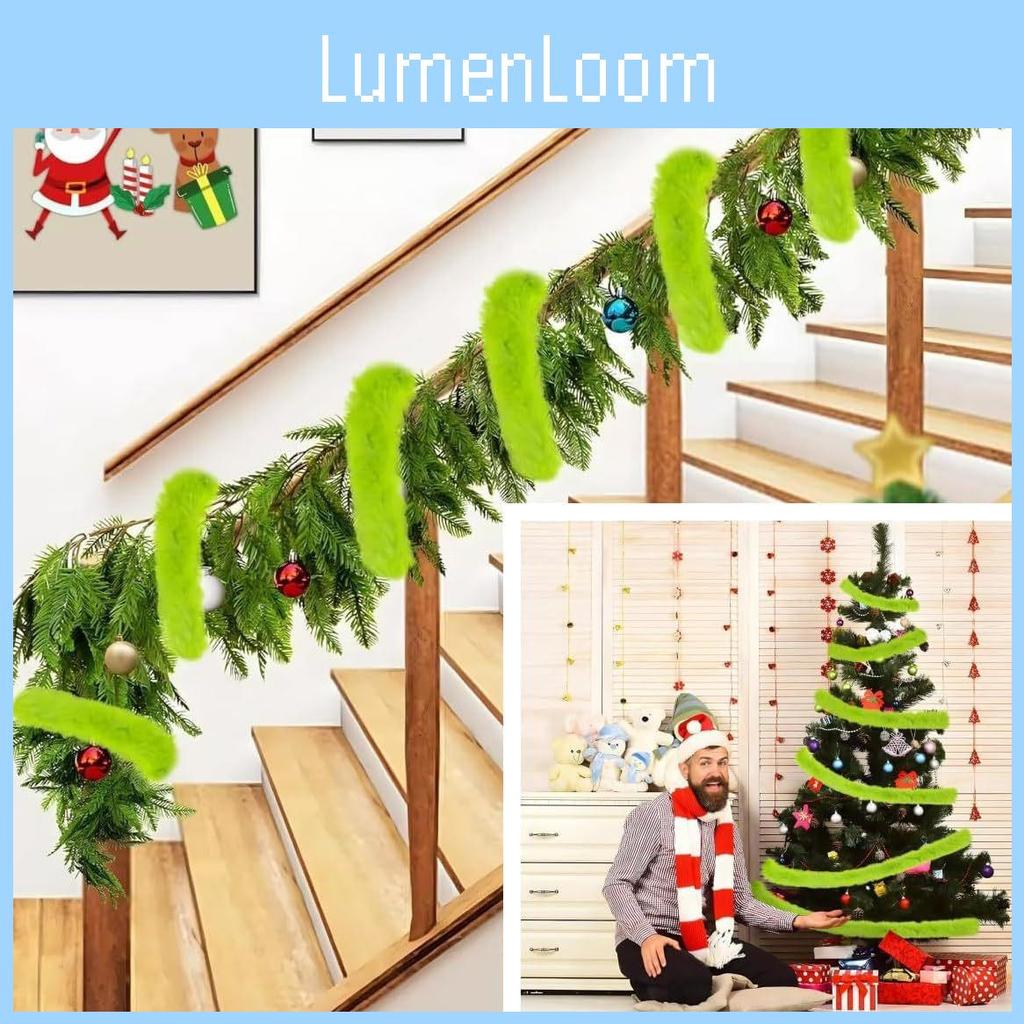 Christmas Velvet Ribbon For Festive Tree Decoration And Gift Wrapping