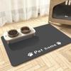 Pet Feeding Mat Soft Diatom Mud Leather Absorbent Mat Dog and Cat Placemat Rubber Non-slip Easy To Handle