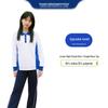 Jinzhu Family Shenzhen Middle School Girls' Long-Sleeve Spring/Autumn T-Shirt (Upgraded)