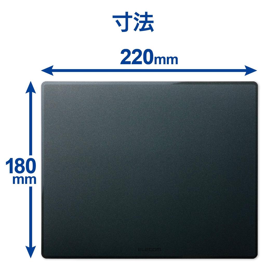 Коврик для мыши ELECOM размера L черный противовирусный/антибактериальный MP-VRLBK