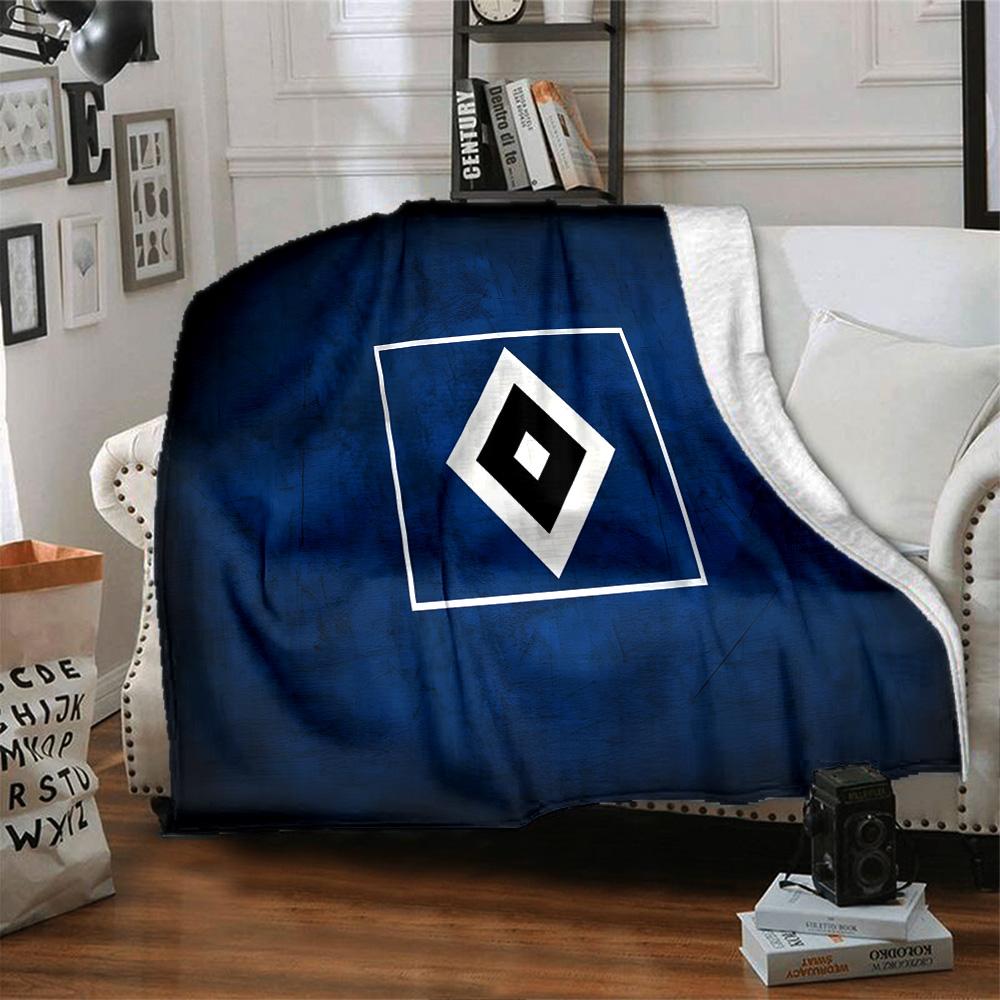 Hsv Stadium Lights Flannel Blanket, Soft Polyester, Modern Design, All-Season for Camping, Travel, Gifts for holidays or birthdays