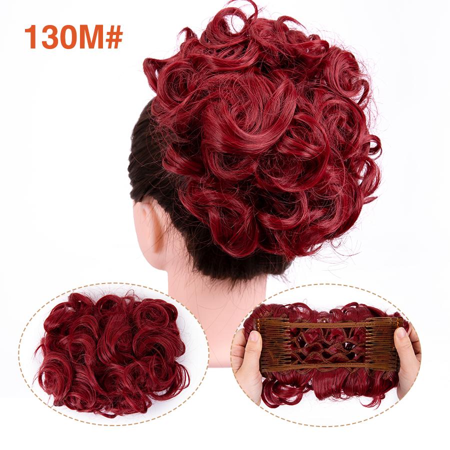 Грязная расческа на заколке для волос в виде пучка, 1 шт., взлохмаченная прическа, наращивание волос, пучок, вьющиеся шиньоны, резинки для волос для женщин и девочек