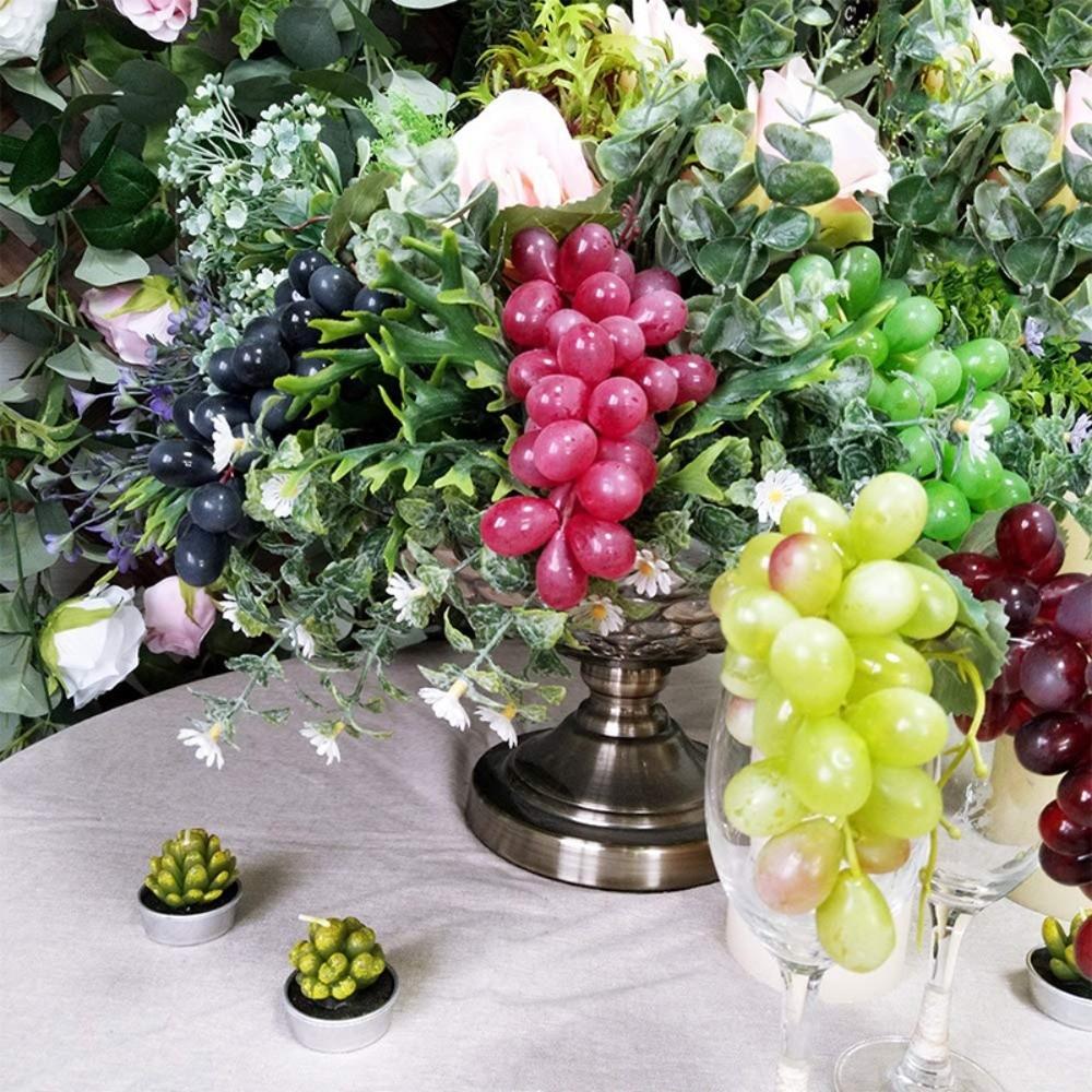 Simulation Fake Grape Bundles Decorative Fake Fruits Decorations  Home Decor