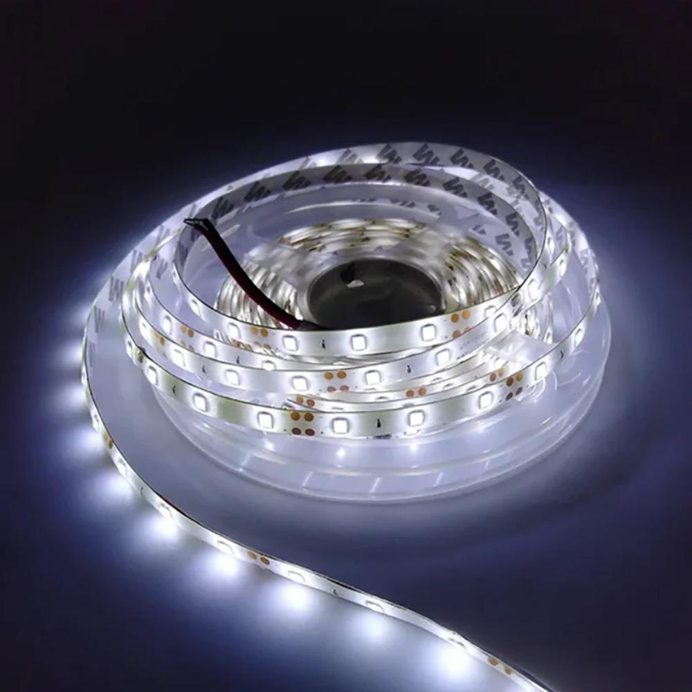 Светодиодная лента 5M SMD2835 12V Белый теплый красный зеленый синий RGB светодиодная водонепроницаемая гибкая лампа лента для декора комнаты