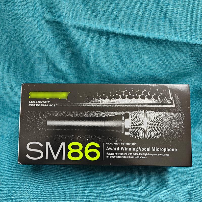 Wired Dynamic Microphone SM86 Outdoor Stage Performance Singing Wedding Handheld Microphone