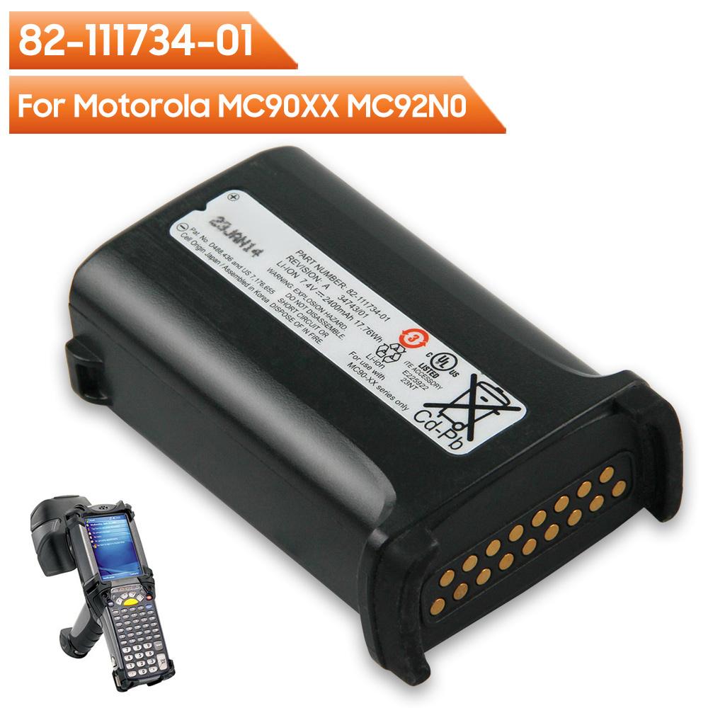 Сменная батарея 2400 мАч 82-111734-01 для мобильного компьютера Motorola MC90XX MC9090 MC9190 MC92N0