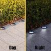 8Pcs Solar Step Lamp Outdoor Waterproof Wireless Garden Stair Lighting for Patio Walkway Deck Steps Garden Decorative Lights