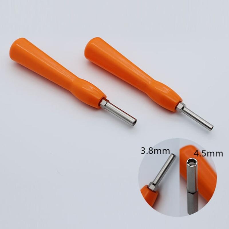 Бита отвертки безопасности 3,8 мм 4,5 мм, отвертка, игровые биты безопасности для SNES N64, отвертка Gamebit из нержавеющей стали