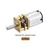 Rebower Micro Reduction Gear Motor with Full Metal Gearbox, 150RPM DC 6V for DIY RC Aircraft and Model Cars, 2 Pieces