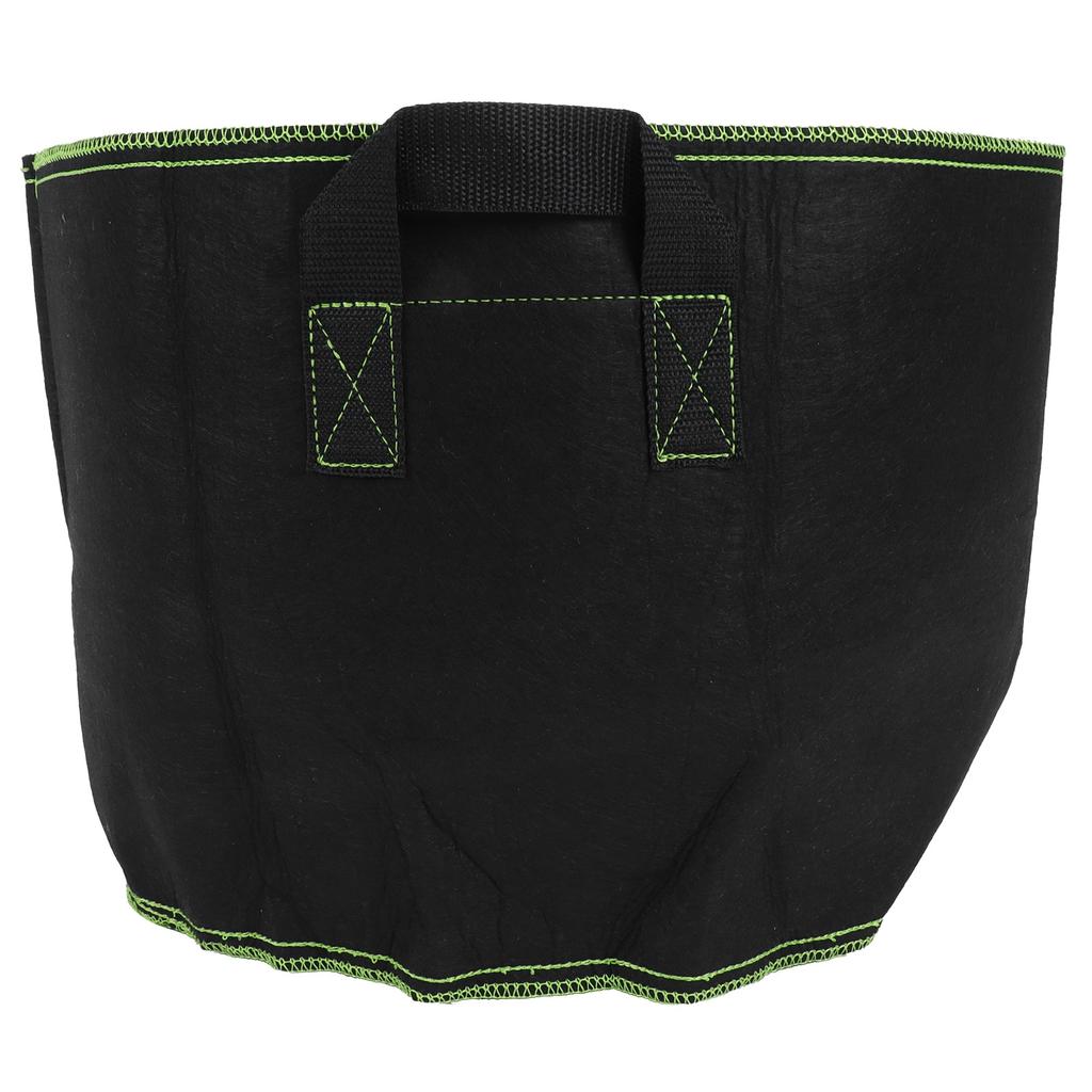 Plant Growth Bag Degradable NonWoven Vegetable Flower Planting Pot with Handles Black