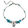 Starfish Pendant Anklets For Women Stone Beads Shell Anklet Bohemian Bracelets On Leg Ocean Jewelry