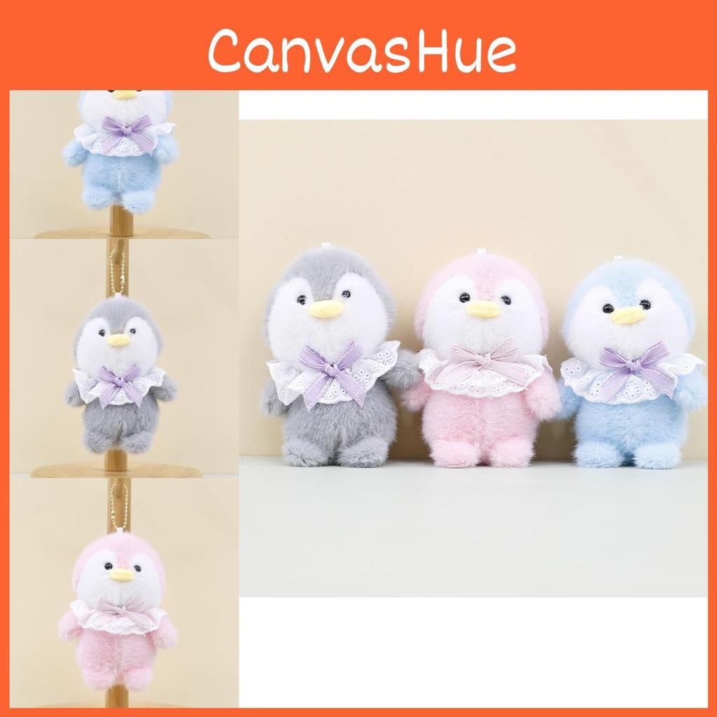 Charming Little Penguin Plushie Soft Short Plush Bag Ornament Pp Cotton Filling