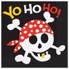 Yo Ho Ho Pirate Disposable Napkins (Pack of 16)