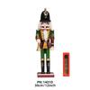 Retail 30cm Antique Pattern Christmas Soldier Nutcracker Dolls Traditional Xmas Decoration