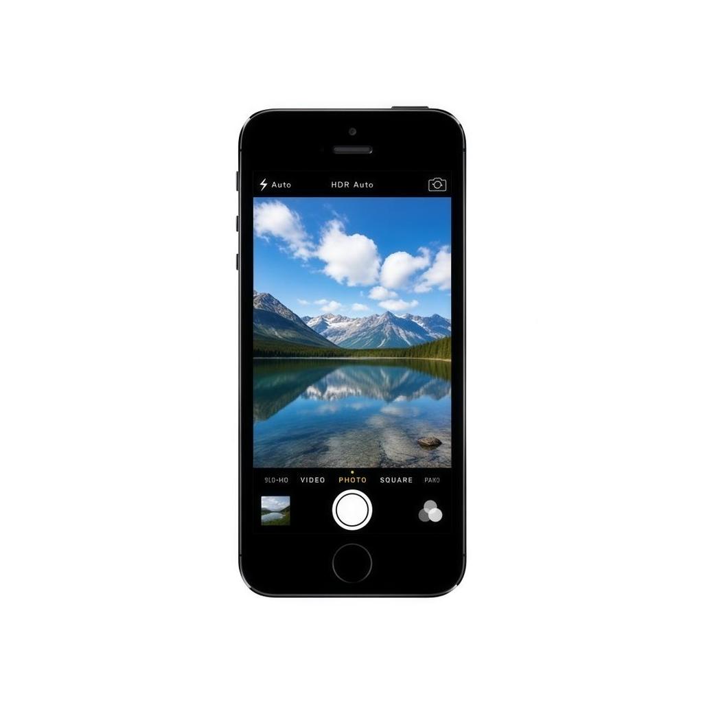 Apple iPhone 5S 64 ГБ ПЗУ Черный - Смартфон 4G LTE Восстановленный Мобильный Телефон Разблокированный