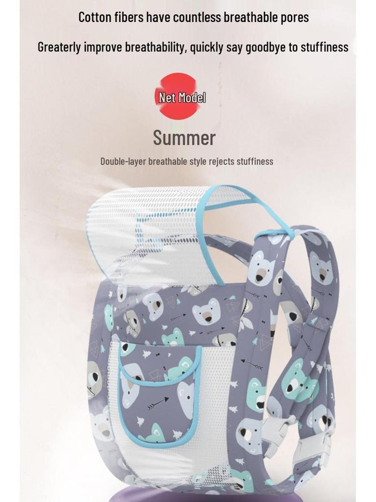 Универсальная всесезонная переноска для новорожденных лицом к себе