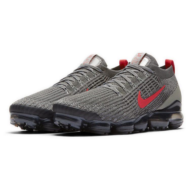 Nike Air VaporMax Flyknit 3 Серый Трек Красный CT1270-001