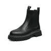 2025 Autumn Men's Chelsea Boots Versatile Thick-soled Martin Boots Medium Tube Sleeve Lazy Boots Men's Boots