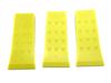 Mitoland Plastic Wedges for Felling, Forestry, and Firewood Splitting, Approx. 20.3cm, Yellow, Set of 3