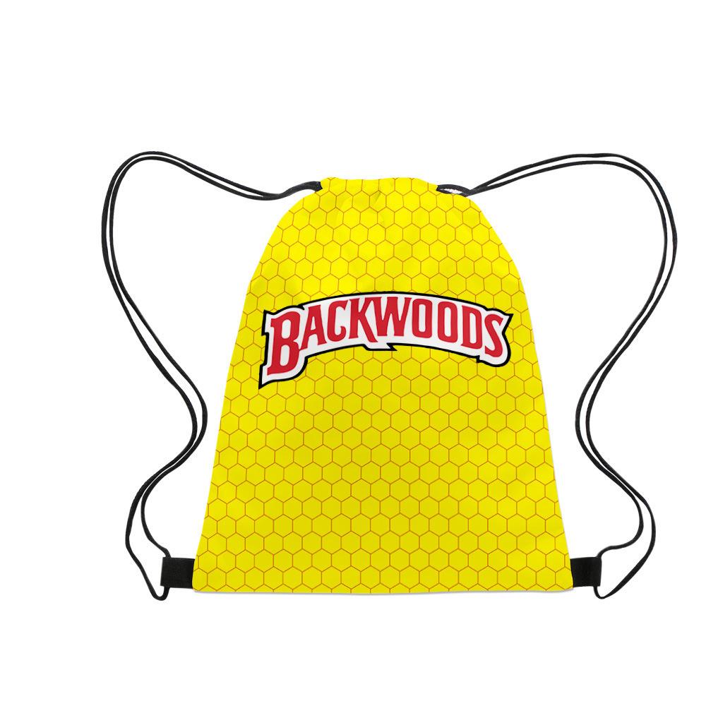 3D Backwoods Cigar 3D Drawstring Bag, Oxford Cloth Drawstring Bag