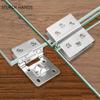2Pcs Stainless Steel Glass Door Hinges Bathroom Glass Clamp Punch-free Hinge Glass Cabinet Door Hinge Furniture Hardware