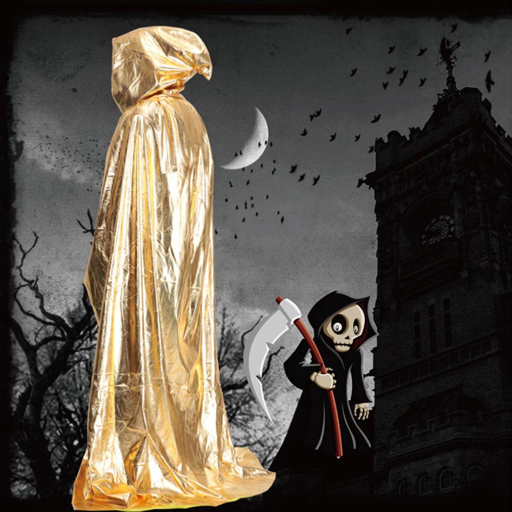 Крутой многоцелевой карнавальный взрослый костюм дьявола-волшебника, плащ с капюшоном, пальто для вечеринки, плащ мрачного жнеца