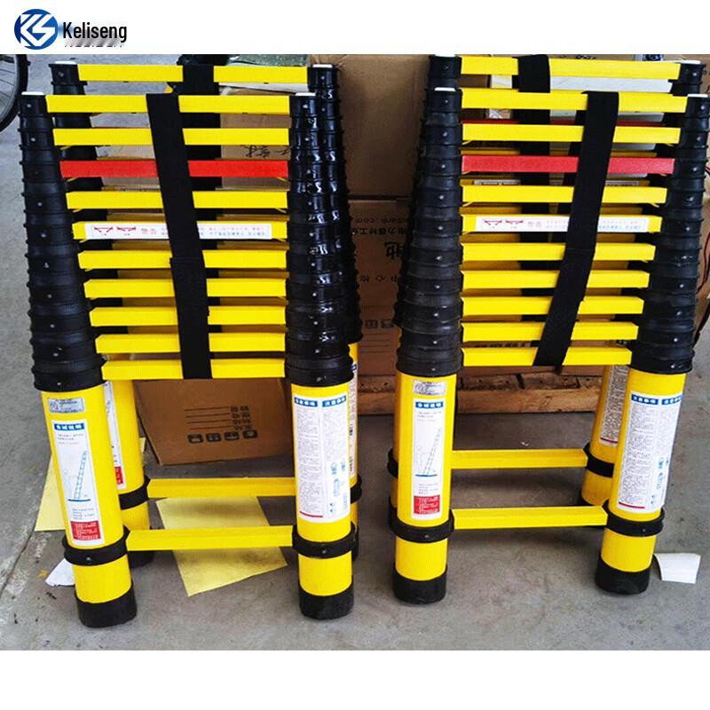 KELISEN 4M Fiberglass Telescopic Insulating Ladder