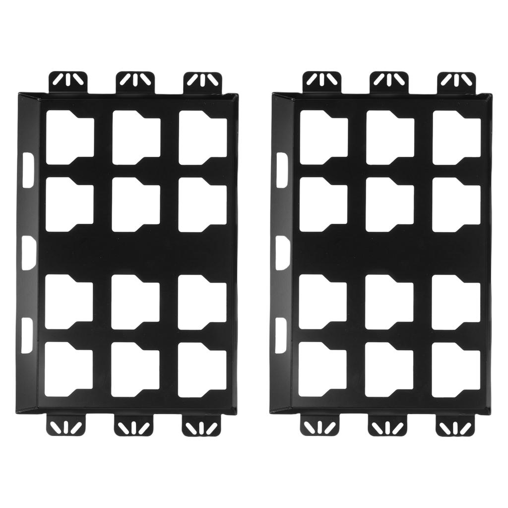 Комплект из 2 монтажных пластин, совместимых с ящиком для инструментов Milwaukee Packout, 100 фунтов, цельнометаллические пластины для хранения инструментов и