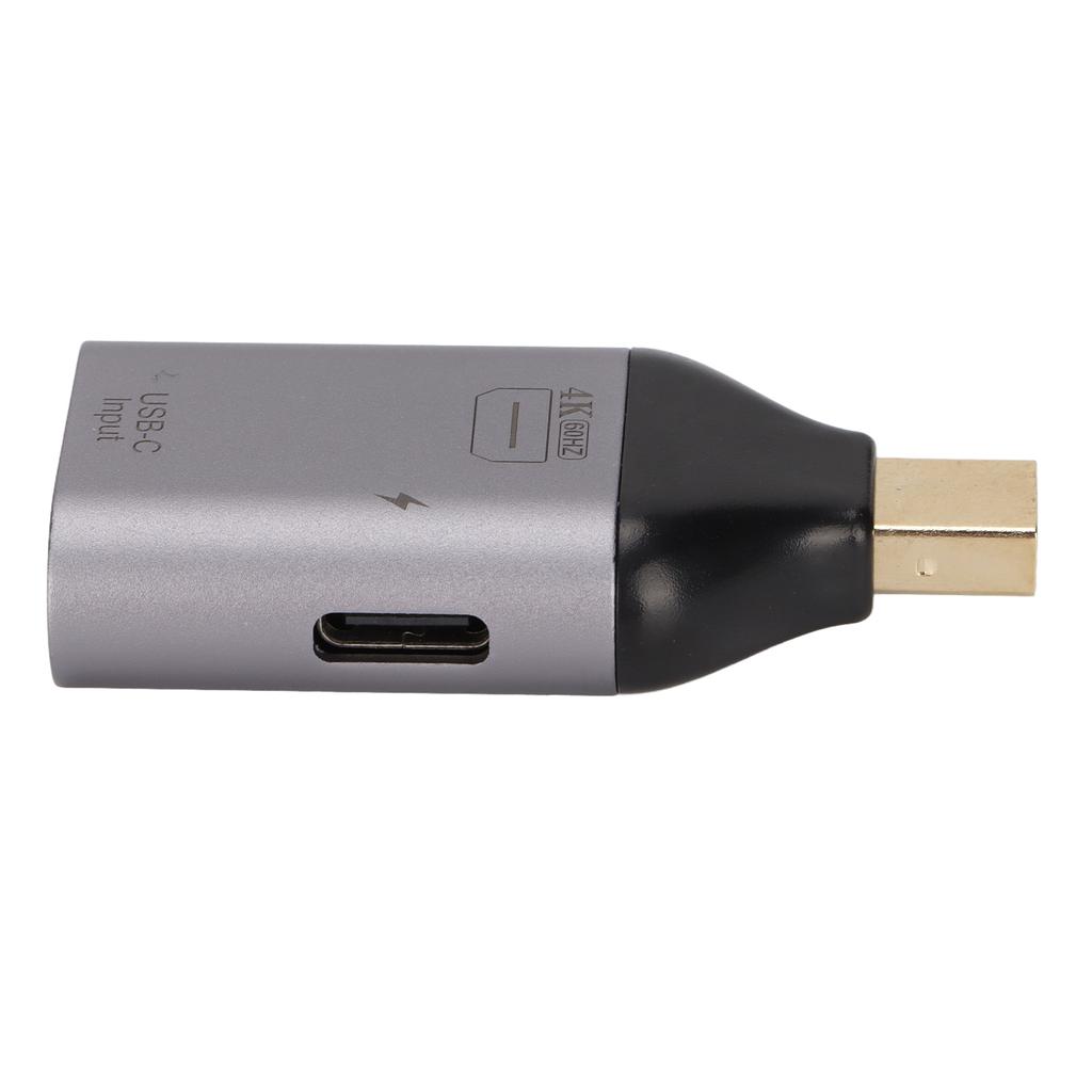 4K 60 Гц USB C Female to Mini Displayport Male адаптер-конвертер и адаптер питания PD для мобильных устройств