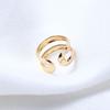 For Women Multi-layer C-Shape Girl Leaves Ear Cuff Earring Set Korean Style Earrings Ear Bone Clips