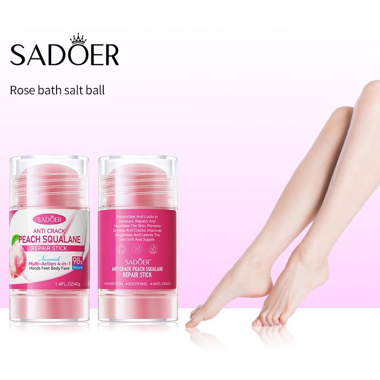 Ultra-Hydrating Foot Cream for Dry Cracked Heels -40g-Enriched with Vitamin E and Ghycerin  Alcohol Free  Phyto-Squalane-Softens and Nourishes Skin