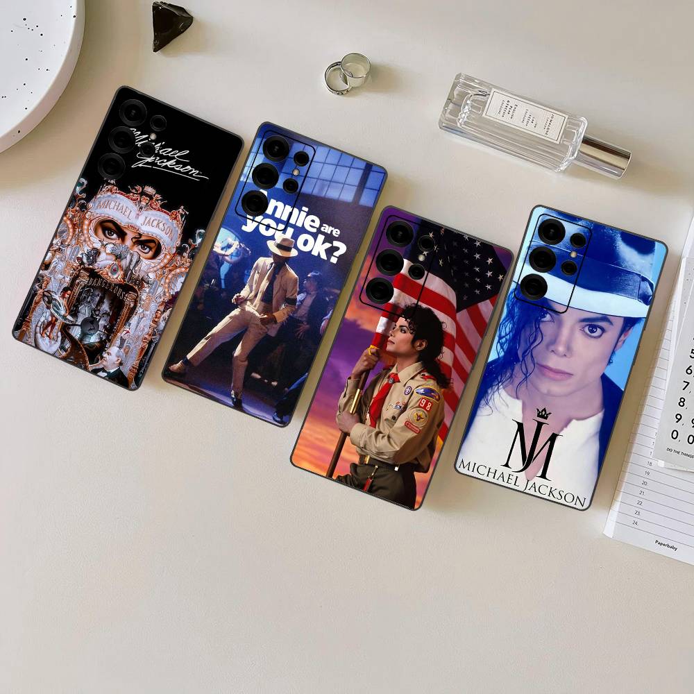Чехол для телефона поп-певца Майкла Джексона для Samsung S 24 Fe 25 Ultra Plus 20 Lite 21 30 22 23 24 22 Ultra 5G Fundas